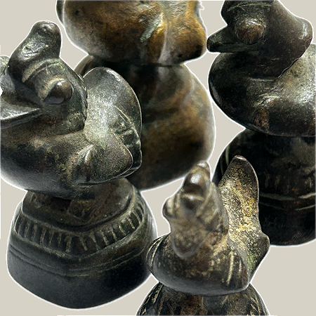6 Pesos Hintha / Hamsa – Birmânia (Burma) – Séculos XVIII/XIX