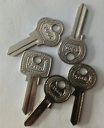 Kit de chaves virgens