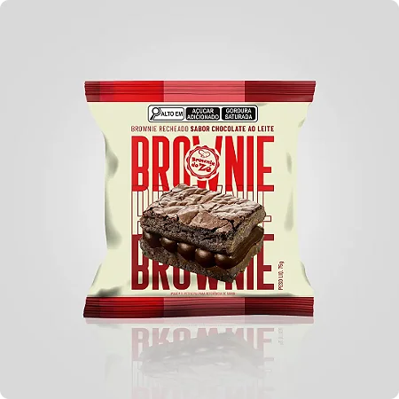 Brownie Chocolate ao Leite 75g - 12 unidades