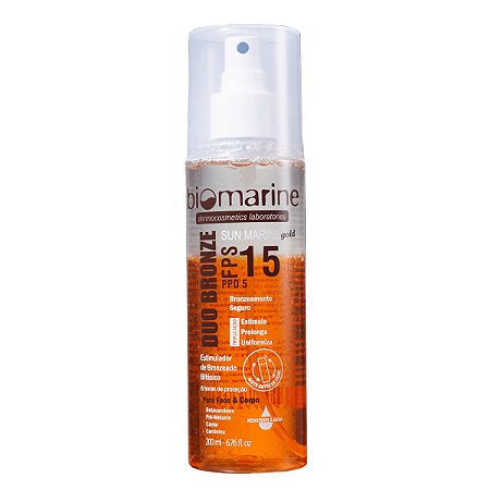 Bronzeador Duo Bronze Sun Marine Fps15 Biomarine