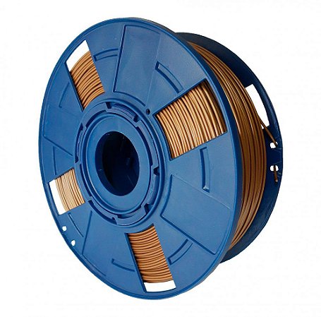 Filamento Premium 175 mm Alta Pureza PLA - 1kg Cor:Cobre