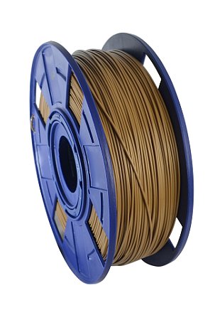 Filamento Premium 175 mm Alta Pureza PLA - 1kg Cor:Marrom