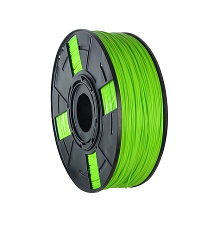 Filamento Impressoras 3D Premium 1,75 mm ABS - 1kg Cor:Verde Limão