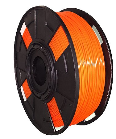 Filamento Premium 175 mm Alta Pureza PLA - 500g Cor:Laranja