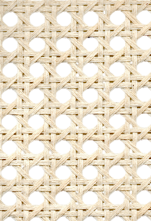 Tela de palhinha indiana de algodão (80cm x 15m). Ideal para artesanato, móveis e decoração. Rolos com 15 metros de comprimento.