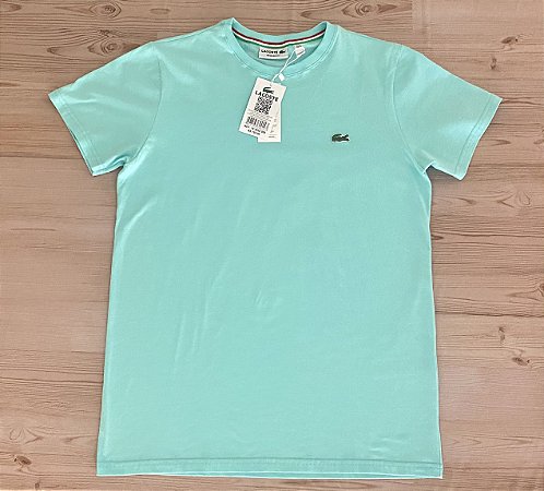 Camiseta Lacoste Verde Água - Básica - Hype Store