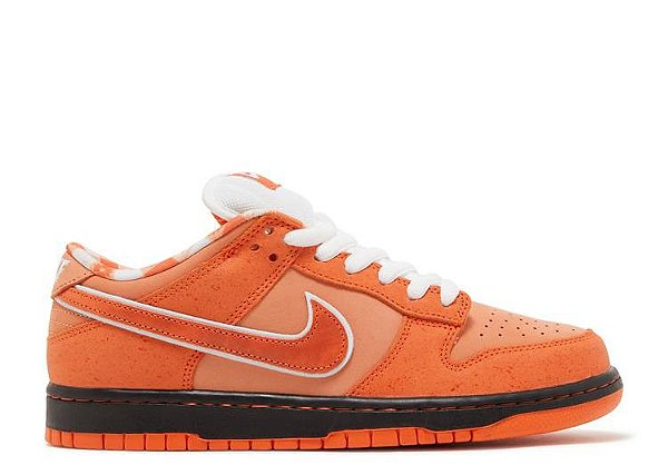 Tênis Nike Sb Dunk Low Orange Lobster X Concepts
