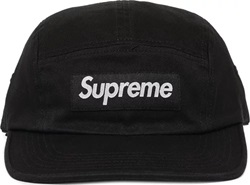 Boné Supreme Washed Chino Twill "Black''