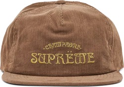 Boné Supreme Champagne Corduroy ''Brown''