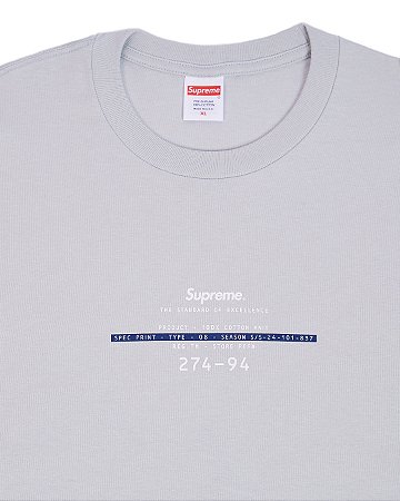 Camiseta Supreme Standard "Cement"