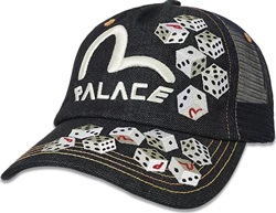 Boné Trucker Palace x Evisu Dice Mesh ''Raw''