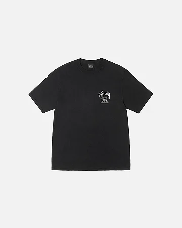 Camiseta Stussy Classic Gear Pig. Dyed "Black"