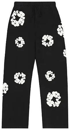 Calça Moletom Denim Tears Cotton Wreath "Black"