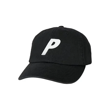 Boné Palace P 6-Panel "Black" (FW25)