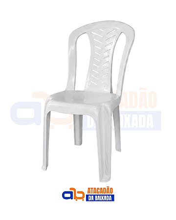 Cadeira Camboinha Branca - Plastex