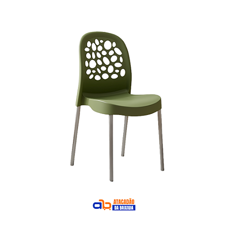 Cadeira Deluxe Verde 140kg - FortePlástico