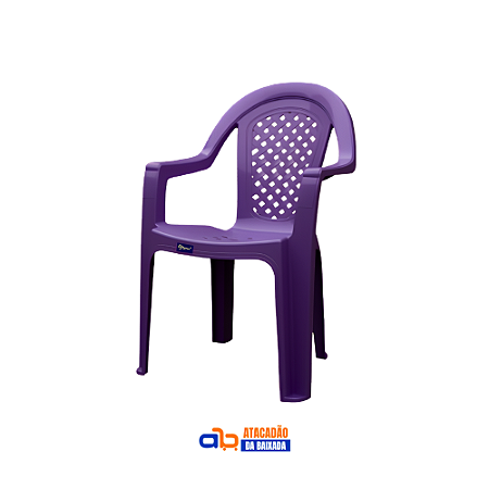 Poltrona Jacarecica Lilás 152kg - Solplast