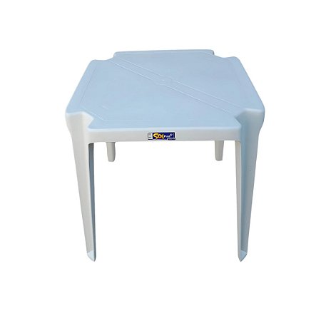 Mesa Plástica  70x70 Coruripe Branca  Solplast
