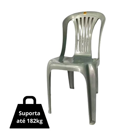 CADEIRA BISTRÔ CINZA - 182KG