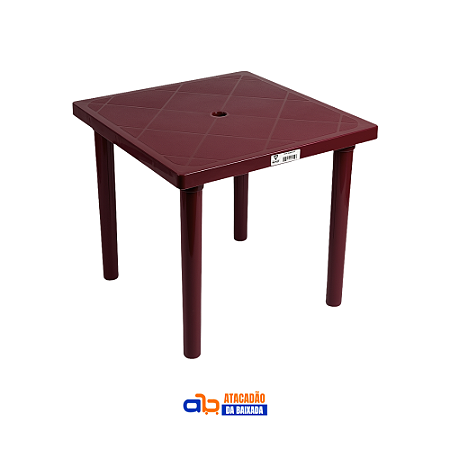 Mesa Quadrada 80x80cm - For Plast