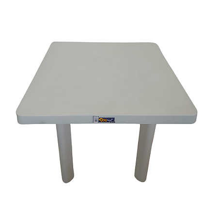 Mesa desmontável solplast 80x80 branco