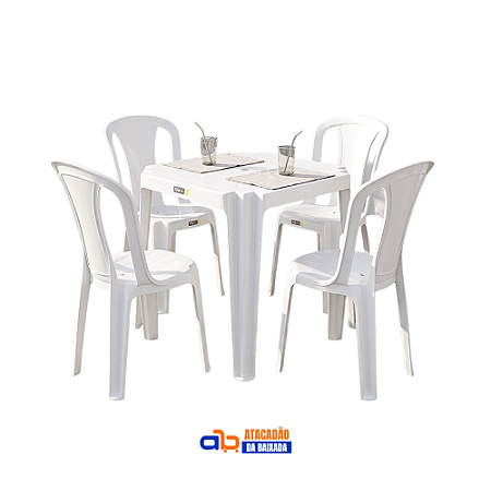 Jogo Peroba 182kg Branco - Solplast