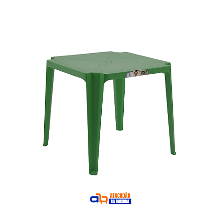 Mesa Inovar Verde 70x70cm - TopMil