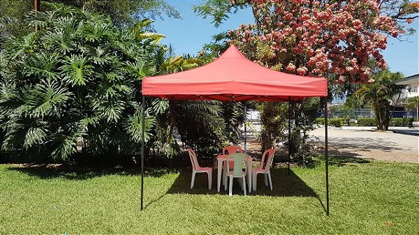 TENDA VERMELHA 3MTSX3MTS IMPERMEÁVEL FOR PLAST