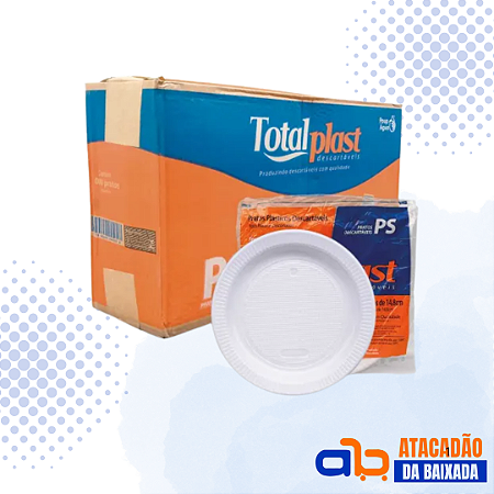 CAIXA PRATO 15 CM RASO - TOTALPLAST