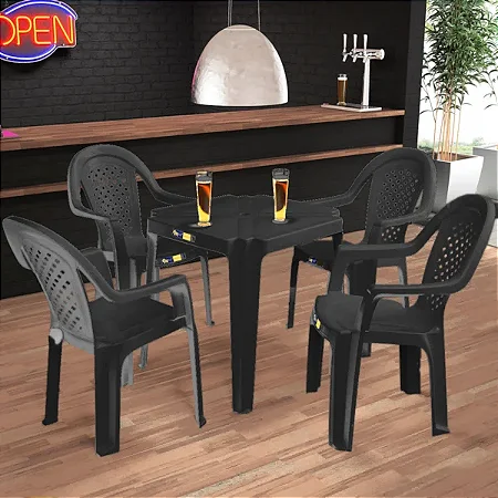 JOGO POLTRONA HELENA PRETA 182KG