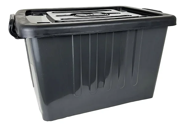 CONTAINER PLASTICO PRETO N 4 - 38,2 L