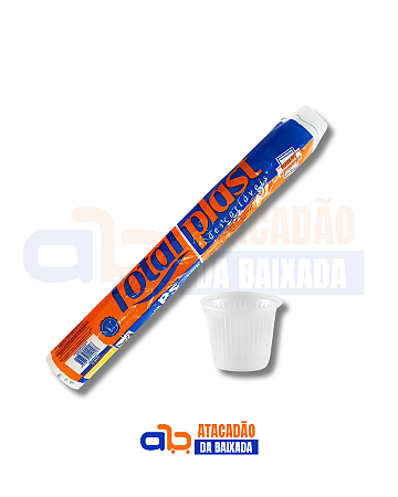 Copo Plástico Totalplast 50ml - 100 Unidades