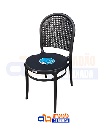 Cadeira Retrô Telinha Preta