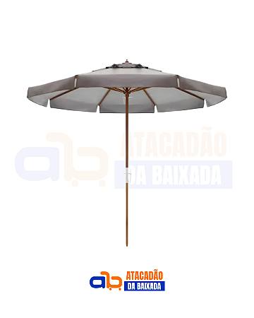 Ombrellone Positano Bagum Marrom 3m - Bel