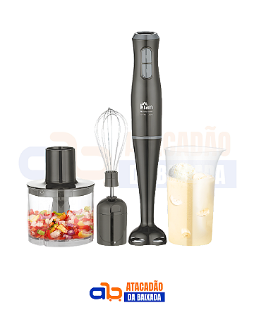 Mixer Kian 3 em 1 350W Cinza