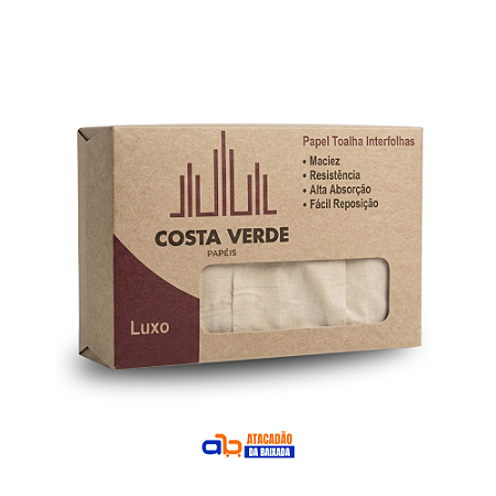 Papel Toalha Interfolha Luxo 1 Pacote - Costa Verde