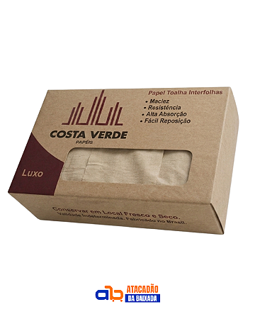 Papel Toalha Interfolha Luxo 1 Pacote - Costa Verde