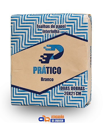 Papel Toalha Interfolha Branco - Prático