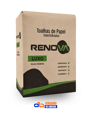Papel Toalha Interfolha Luxo - Renova
