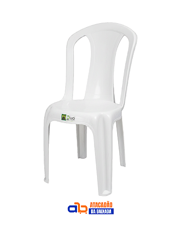 Cadeira Bistrô Veneza Duo Branca 182kg - Duoplastic