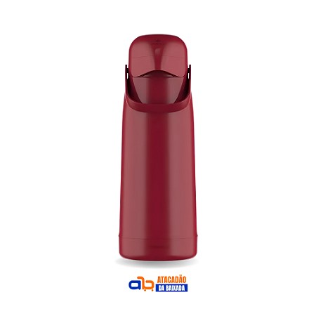 Garrafa Térmica Magic Pump 1,8L Vermelha - Termolar
