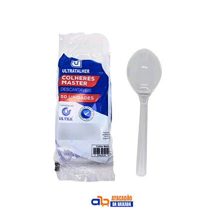 Colher Master Cristal Ultratalher - c/ 50un