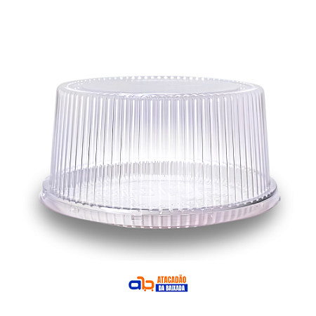 Embalagens para Bolo e Torta Pequena Alta PF-50A com Base Branca - Packform