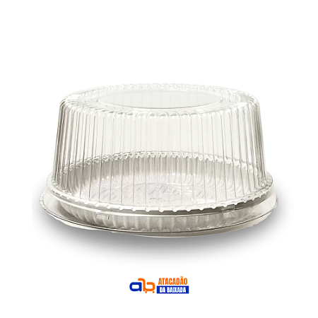 Embalagem Mini Torta Alta PF-35A Base Branca - Packform