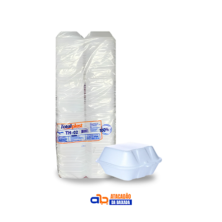 Hamburgueira TH02 Totalplast - c/100un