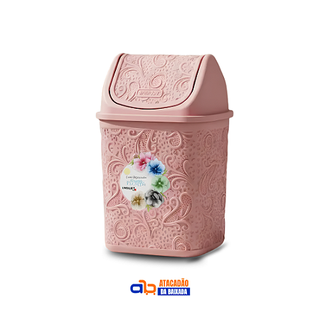 Cesto Pia Renda Floral 4,5L - Uninjet
