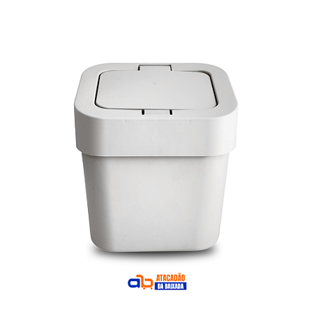 Lixeira 4L com Tampa Click - Micromax