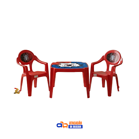 Jogo Poltronas Homem Aranha - Plasnew