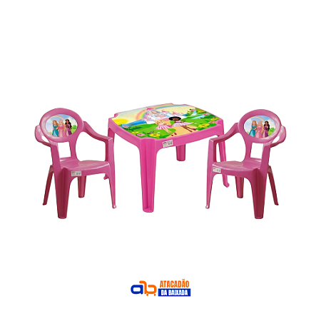 Jogo de Poltronas Infantil Princesas - Plasnew