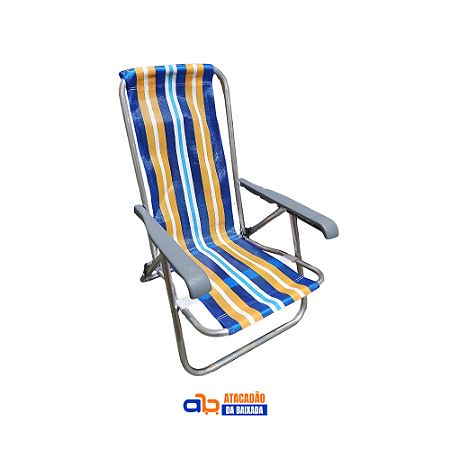Cadeira de Praia Reclinável 8 Posições - Bel